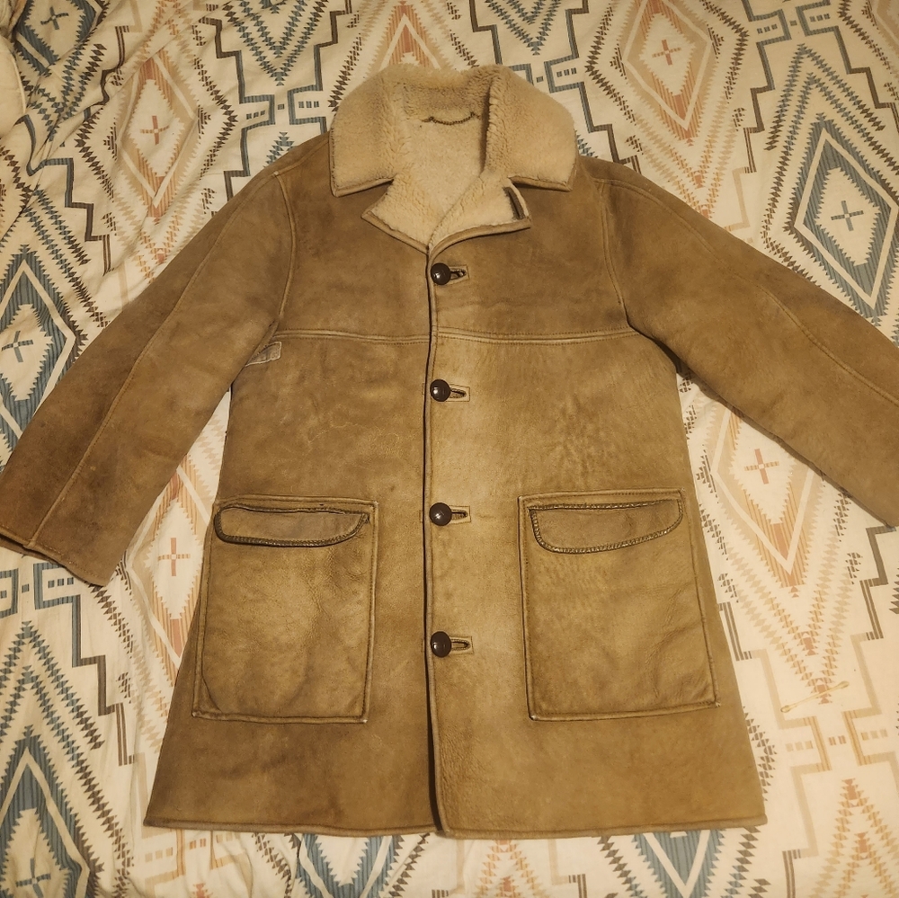 Vintage Antartex lambskin Jacket